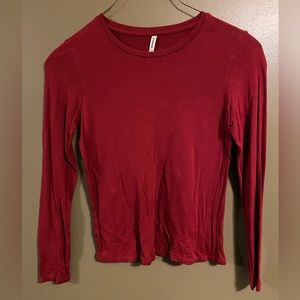 Red Long Sleeve Shirt